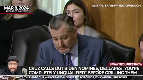 Ted Cruz Calls Out Biden Nominee, Declares "You're Completely Unqualified" Before Grilling Them
