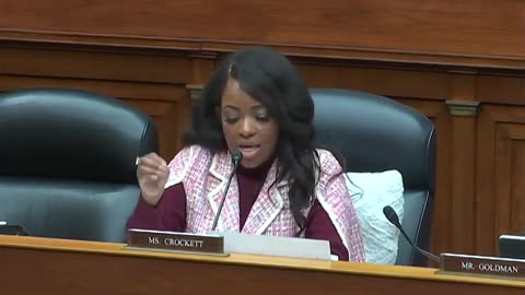 America's Classiest Democrat Jasmine Crockett Has Another Meltdown Defending The Biden Crime Family