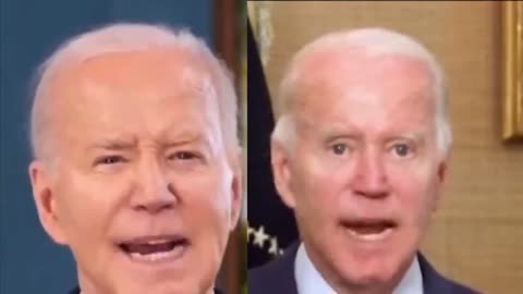 Side by Side of “Biden” just a few weeks apart , really Creepy