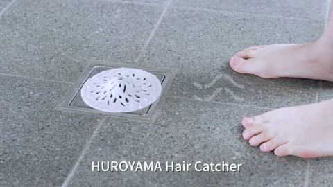 HUROYAMA Hair Catcher - Three Sizes to Cover All Drains