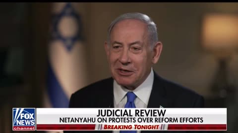 Netanyahu on protest over reform efforts