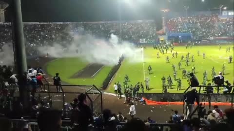 At Least 174 Killed In Riots At Football Match - One Of World's Worst Ever Stadium Disasters
