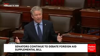 That's What This Really Is About': Rand Paul Excoriates Ukraine Aid Bill