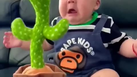 Funny toys 😂 baby crying