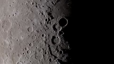 Moon - Close Up View - Real Sound. HD