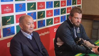 Eddie Jones post match press conference after Springbok loss