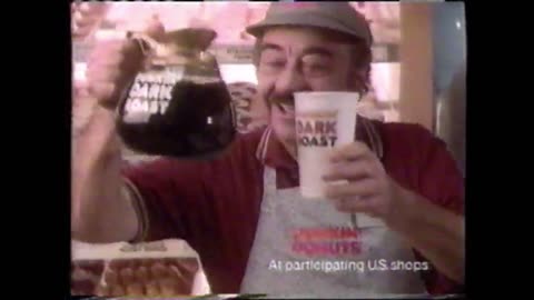 Dunkin' Donuts Dark Roast Commercial (1994)