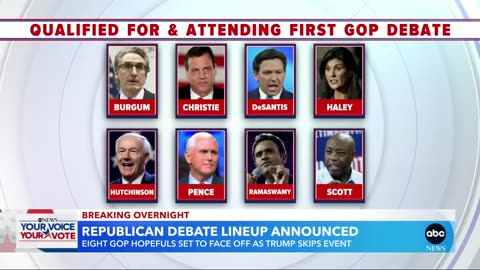 RNC finalizes lineup for 1st GOP presidential debate l GMA