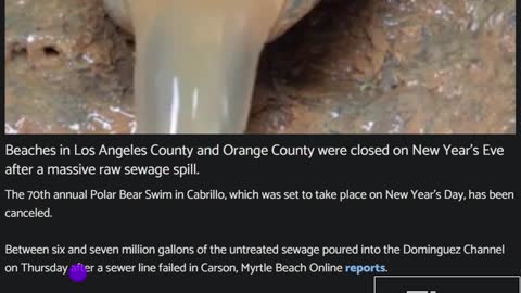 MASSIVE Sewage Leak From Dump-And-A-Half Los Angeles