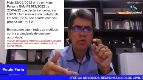 33 - Lei que permitia as atrocidades dos governadores durante a pandemia perdeu validade