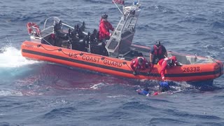 The U.S. Coast Guard says at least 5 migrants are dead after a homemade vessel capsized
