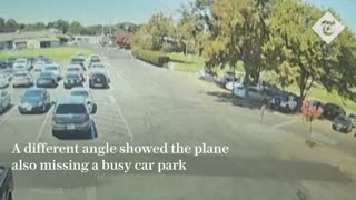 Small plane crash lands on golf course