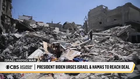 Biden outlines possible peace plan for Gaza as protests reignite CBS News