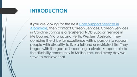 Best Core Support Services in Albanvale