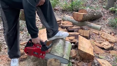 One-hand small chain saw