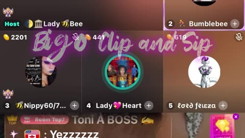 BumbleBee joins LadyBee's live to discuss gifts 2/17/24 #bigoclipandsip