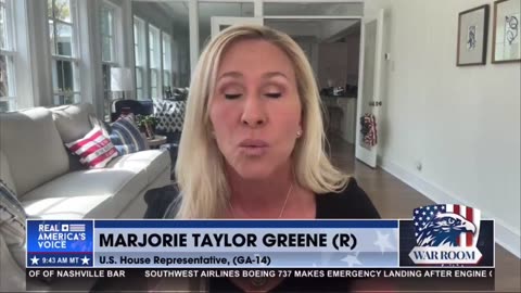 Marjorie Taylor Greene blames Mike Johnson for 'war on Christianity' in Ukraine