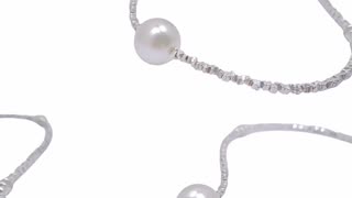 Perfect gemstone Necklace Single Pearl choker Pearl Solitaire White Fresh Water Pearl07