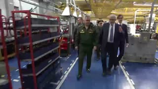 Army General Sergei Shoygu visits the Kalashnikov Concern's defence industry complex