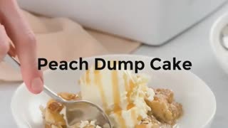 How to make a fluffy peach cake | Amazing peach cake recipe