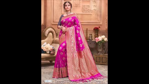 Simple saree drape to beautiful look