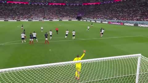Olivier Giroud’s INCREDIBLE game-winning header for France in the 2022 FIFA World Cup Every Angle