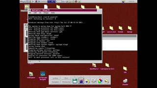 Red Hat Linux 5.2 VM in an OS/2 VM