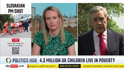 Gordon Brown_ Child poverty in the UK reaching 'obscene levels' Sky News