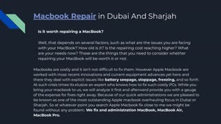Apple Authorized Service Center in Dubai and Sharjah