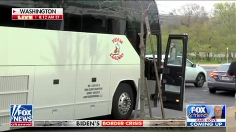 First Texas bus drops off migrants blocks from US Capitol in Washington, DC