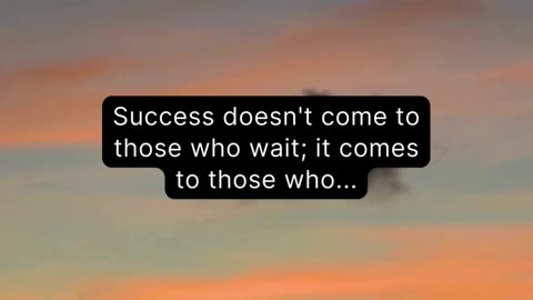 Work Beats Waiting - Success Awaits 🏆 #shorts #psychologyfacts #subscribe #successfacts