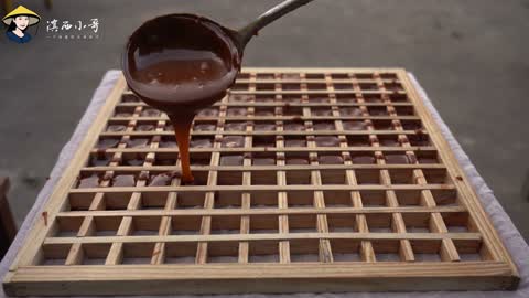 Chinese Making Brown Sugar and Harvesting Sugarcane