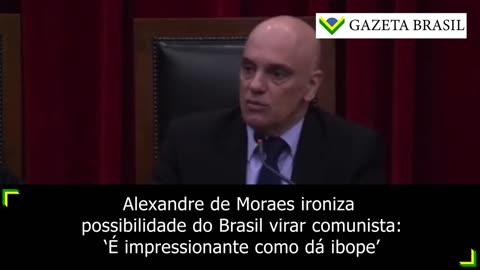 Alexandre de Moraes ironiza risco do Brasil virar comunista: ‘É impressionante como dá ibope’