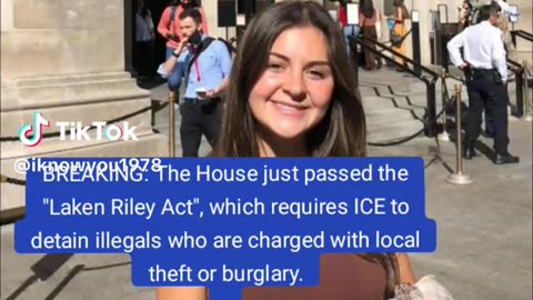 Breaking🚨The Laken Riley Act Requiring Immigration Officials To Detain Immigrants Charged With Crimes After A Nursing Student Murder Near The University Of Georgia