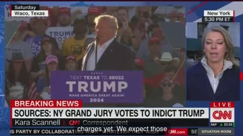 CNN reports historic breaking news: Former President Trump has been indicted