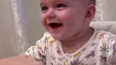 Laughing baby so cute