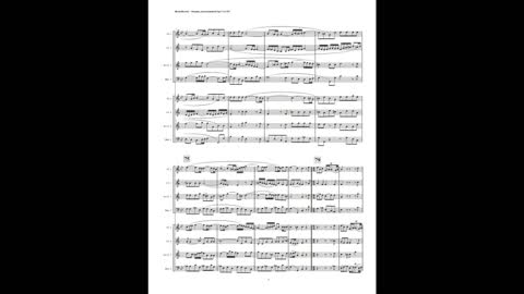 J.S. Bach – Motet: “Komm, Jesu, komm”, (Double Woodwind Choir)