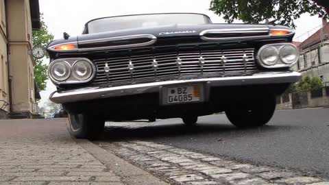 Fahrt mit einem richtigen Chevrolet Bel Air 1959 (das Auto der Olsenbande)