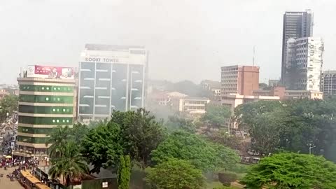 Moment twin blasts rock Ugandan capital