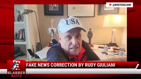 Fake News Correction By Rudy Giuliani