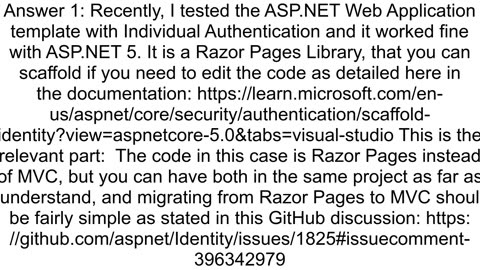 Is there UI to manage ASPNET Identity usersroles compatible with ASPNET 5