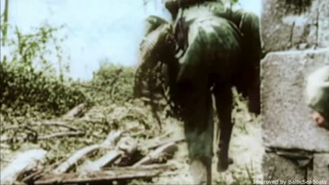 WWII German Infantry Footage