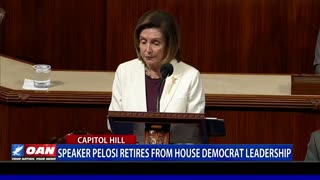 Speaker Pelosi retires from House Democrat leadership