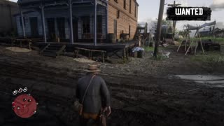 Red Dead Redemption 2 - Sheriff Malloy off the top rope!