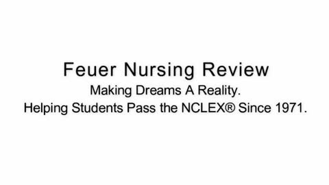 Feuer NCLEX Pharmacology