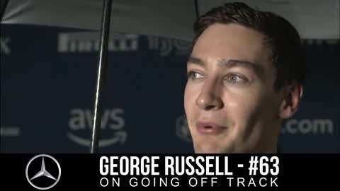 George Russell post qualifying F1 interview in Brazil