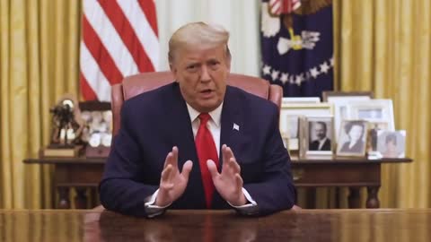 Video Message from President Donald J. Trump 1/13/21