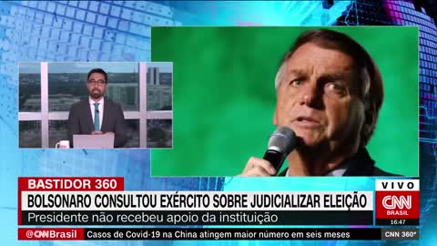 Bolsonaro consultou o Exército sobre judicializar a eleição | CNN 360º