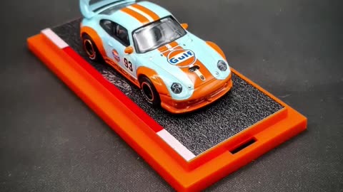 The ultimate road trip companion—Gulf Porsche. #thinkdiecast #shorts #hotwheels #short