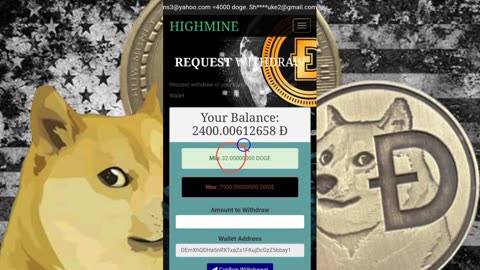 Claim FREE 2,400 DOGECOIN Per Day (💰PROOF) : Cr*zy DOGE Mining Site - ❌️No Invest|Crypto News Today